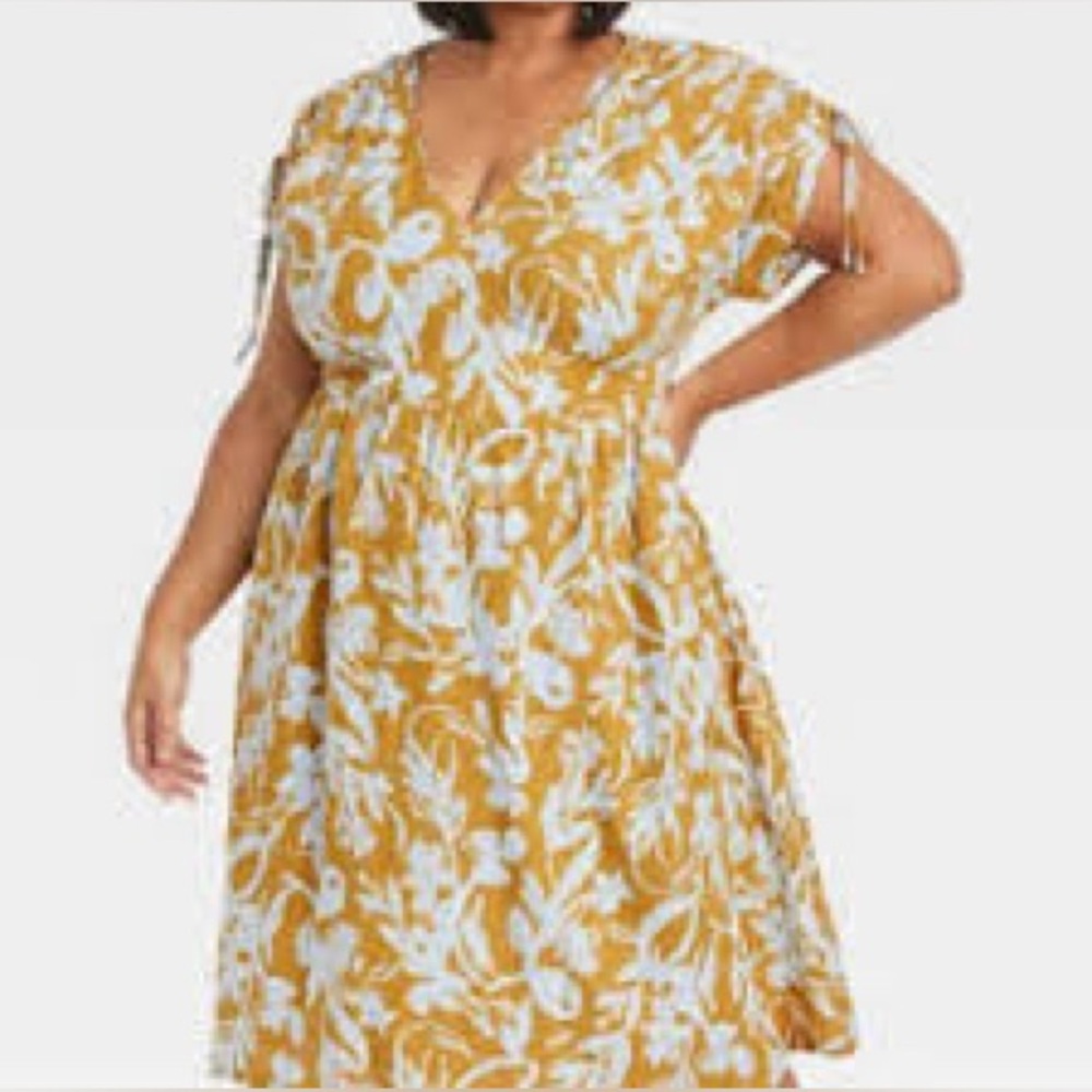 Women’s plus size Ava and Viv floral dress size 4X